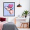 Stupell Industries Vibrant Heart Balloons Floating Frame, design by Michael Willett